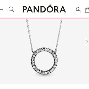 Pandora Circle of Sparkle Necklace